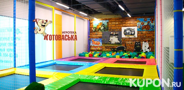 Целый день посещения аттракционов в будни и выходные в детском развлекательном центре «КотоВаська». **Скидка до 51%**