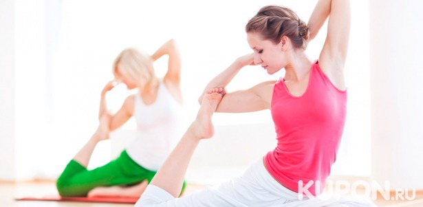 Женская или классическая йога и пилатес в центре красоты и фитнеса Slim Line. Скидка до 66%
