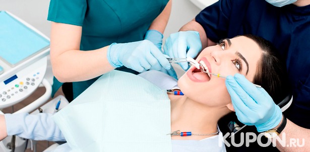 Лечение кариеса + установка пломбы, чистка и эстетическая реставрация зубов в оздоровительном центре «Баянет». **Скидка до 85%**