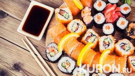 Все сеты от службы доставки Sushi House со скидкой 55%