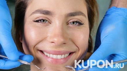 УЗ-чистка зубов, чистка AirFlow, отбеливание Double White, лечение кариеса с установкой пломбы или эстетическая реставрация в стоматологии «Премьер Дентал»