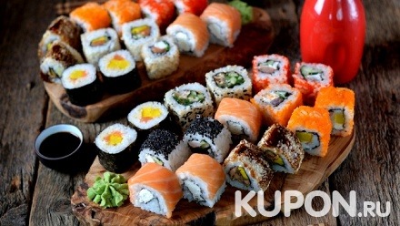 Роллы, суши, лапша Wok без ограничения суммы чеков в сети магазинов японской кухни BentoWok со скидкой 50%