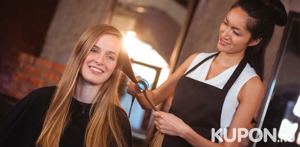 Скидка до 78% на парикмахерские услуги в студии красоты «Каприз»: окрашивание любой сложности, ламинирование, «Ботокс для волос», стрижку и другое