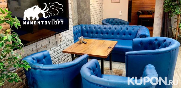 Отдых в lounge-баре Mamontov Loft: большой выбор напитков и паровых коктейлей на любой вкус! Скидка 50%
