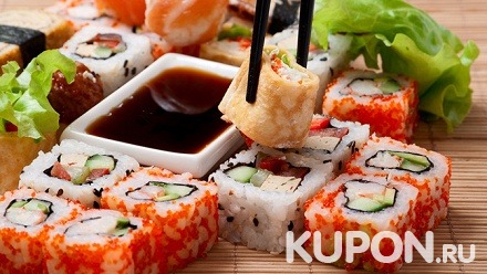 Все суши и роллы с доставкой от сети суши-баров Osaka24 со скидкой 50%