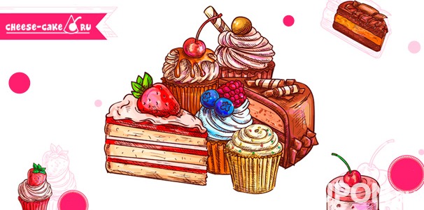 Любые десерты и сладости от компании Cheese-cake: торты, чизкейки, тирамису, макаруны и многое другое! Скидка 50%