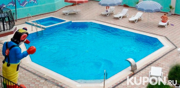 Скидка 35% на отдых в отеле «Крым Енот» в Судаке: проживание в номере «Стандарт», завтраки, бассейн, джакузи, Wi-Fi и не только