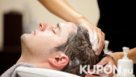 Мужская стрижка с укладкой и мытьем головы в салоне красоты Glamour (400 руб. вместо 800 руб.)