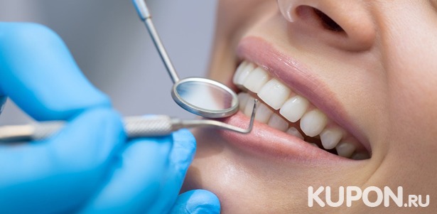 Лечение кариеса 1 или 2 зубов или УЗ-чистка зубов в стоматологической клинике «С. О. Ч. И.». **Скидка до 86%**