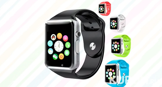 Умные часы-телефон Smart Watch А1 от интернет- магазина Tovar-Hit-24. Несколько расцветок на выбор! Скидка 66%