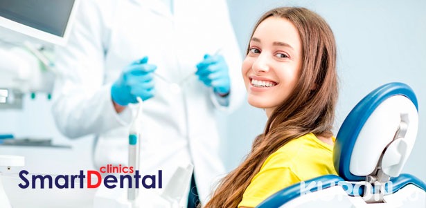 УЗ-чистка зубов с Air Flow + консультация стоматолога в клинике Smart Dental. **Скидка 75%**