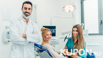 Гигиена полости рта, отбеливание, эстетическая реставрация зубов или лечение кариеса с установкой пломбы в стоматологической клинике «Икодент»