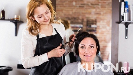 Мужская, женская стрижка и укладка, уход за волосами или окрашивание на выбор от мастера-универсала в студии Beauty Room Marine