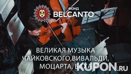 Билет на концерт органной, классической или джазовой музыки в Центральном доме архитектора от благотворительного фонда «Бельканто» (900 руб. вместо 1800 руб.)