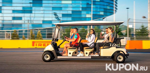 VIP-экскурсия по Олимпийскому парку на гольф-каре от туристической компании Guru-Tur. **Скидка до 63%**