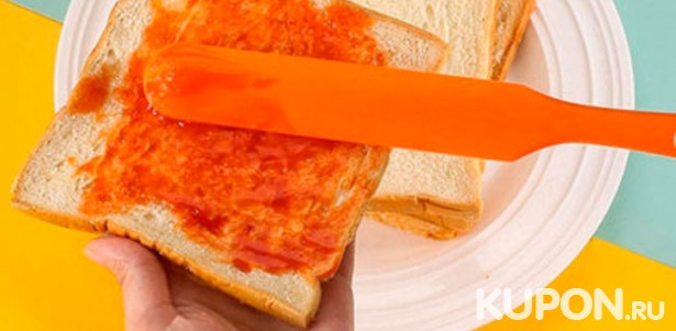 Кешбэк 157р. от покупки оранжевого силиконового ножа для приготовления еды
