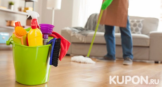 Услуги клининговой компании «Блеск»: комплексная или генеральная уборка квартиры, а также мытье окон. Скидка до 71%