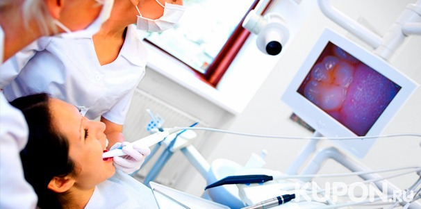 УЗ-чистка зубов, чистка Air Flow, отбеливание Amazing White, Zoom 4, Belle и Opalescence Boost в стоматологической клинике «Меда». Скидка до 84%