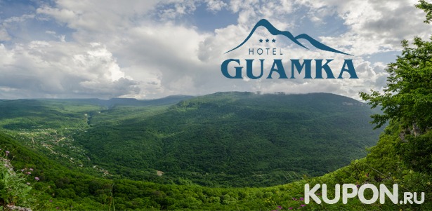 Отдых в Гуамском ущелье для двоих или четверых в отеле Guamka: завтраки, автостоянка, мангал, Wi-Fi. **Скидка 50%**