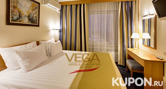 Скидка 35% на проживание в номере на выбор для 2 человек в отеле «Вега Измайлово» в Москве