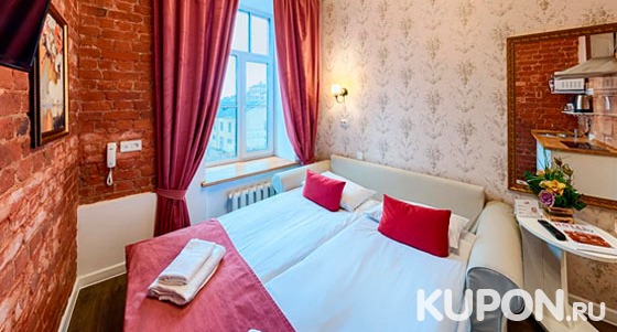 Отдых для 2 человек с заездами в октябре и ноябре в апарт-отеле «Петровский Арт Лофт» в Санкт-Петербурге. Скидка 30%