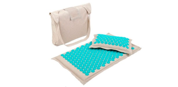 Кешбэк 490р. от покупки акупунктурного массажного коврика с наполнителем из кокоса и подушкой из льна
