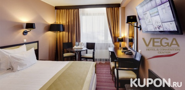 Скидка 40% на проживание в номере на выбор для 2 человек с завтраками в отеле «Вега Измайлово» в Москве