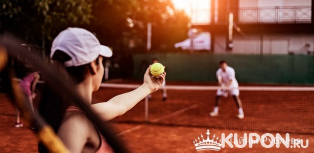 Игра в большой теннис в загородном клубе «Тайны Рублёва»: аренда крытого или грунтового корта! Скидка 50%